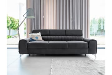 Laurece Bäddsoffa 3-sits - Grå - Möbler - Vardagsrum - Bäddsoffor