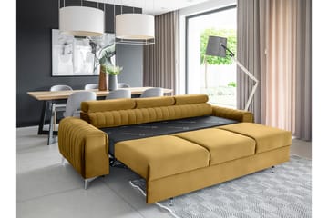 Laurece Bäddsoffa 3-sits - Gul - Möbler - Vardagsrum - Bäddsoffor