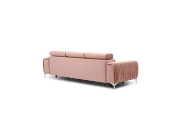 Laurece Bäddsoffa 3-sits - Rosa - Möbler - Vardagsrum - Bäddsoffor