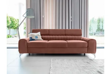 Laurece Bäddsoffa 3-sits - Rosa - Möbler - Vardagsrum - Bäddsoffor