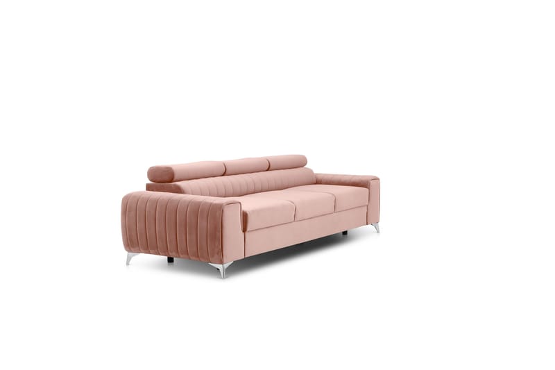 Laurece Bäddsoffa 3-sits - Rosa - Möbler - Vardagsrum - Bäddsoffor