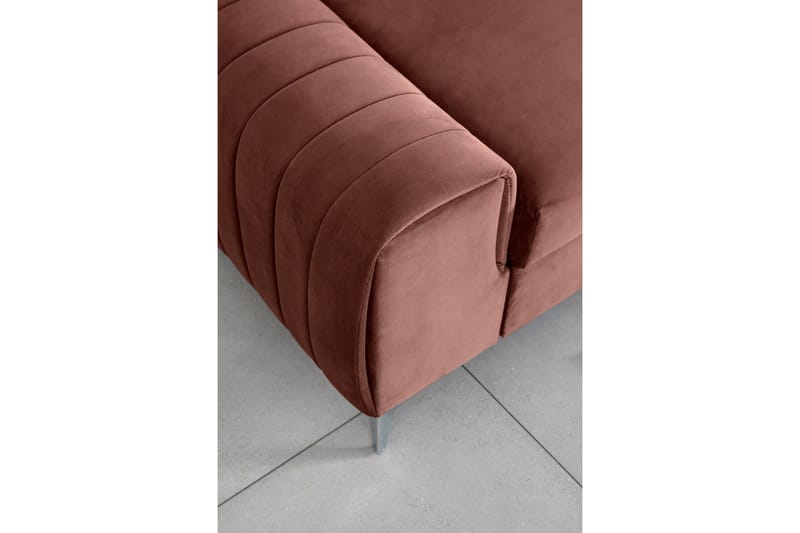 Laurece Bäddsoffa 3-sits - Rosa - Möbler - Vardagsrum - Bäddsoffor