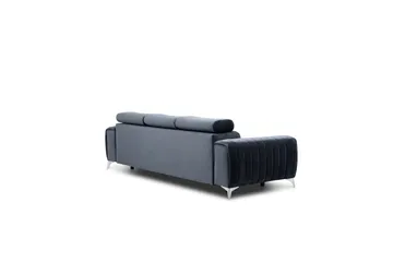 Laurece Bäddsoffa 3-sits - Svart - Möbler - Vardagsrum - Bäddsoffor