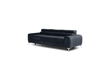 Laurece Bäddsoffa 3-sits - Svart - Möbler - Vardagsrum - Bäddsoffor