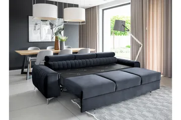 Laurece Bäddsoffa 3-sits - Svart - Möbler - Vardagsrum - Bäddsoffor