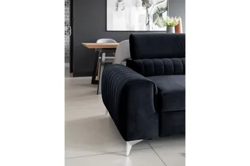 Laurece Bäddsoffa 3-sits - Svart - Möbler - Vardagsrum - Bäddsoffor