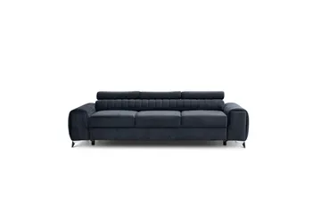 Laurece Bäddsoffa 3-sits - Svart - Möbler - Vardagsrum - Bäddsoffor