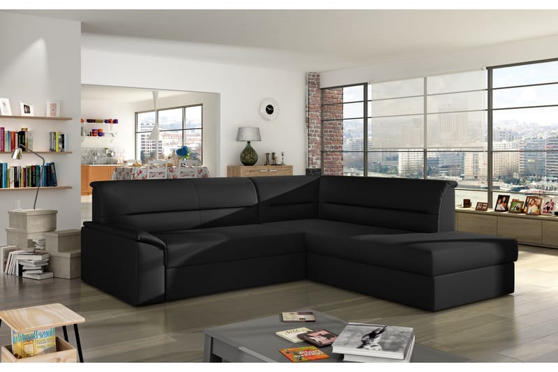 Lavette Bäddsoffa med Divan, Svart