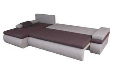 Lavona Divanbäddsoffa Vänster - Svart/Grå - Möbler - Vardagsrum - Bäddsoffor