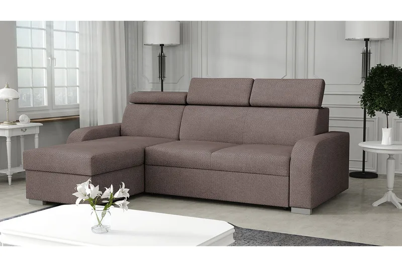 Lavona Divansoffa Vändbar - Brun - Möbler - Vardagsrum - Bäddsoffor