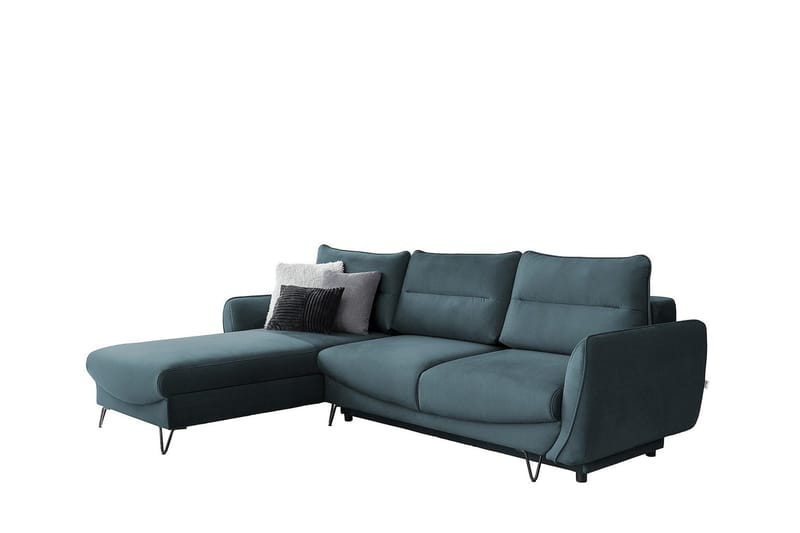 Lence Bäddsoffa m. Divan Förvaring - Blå/Grön/Grå - Möbler - Vardagsrum - Bäddsoffor