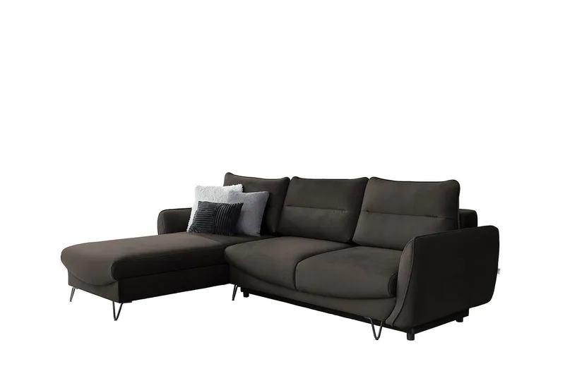 Lence Bäddsoffa m. Divan Förvaring, Brun