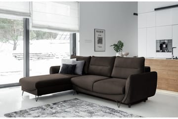 Lence Bäddsoffa m. Divan Förvaring - Brun - Möbler - Vardagsrum - Bäddsoffor