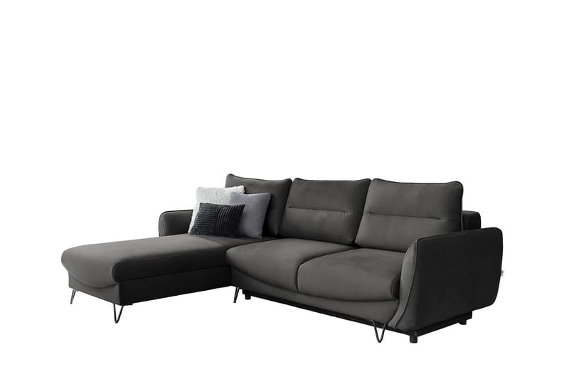 Lence Bäddsoffa m. Divan Förvaring - Grå - Möbler - Vardagsrum - Bäddsoffor