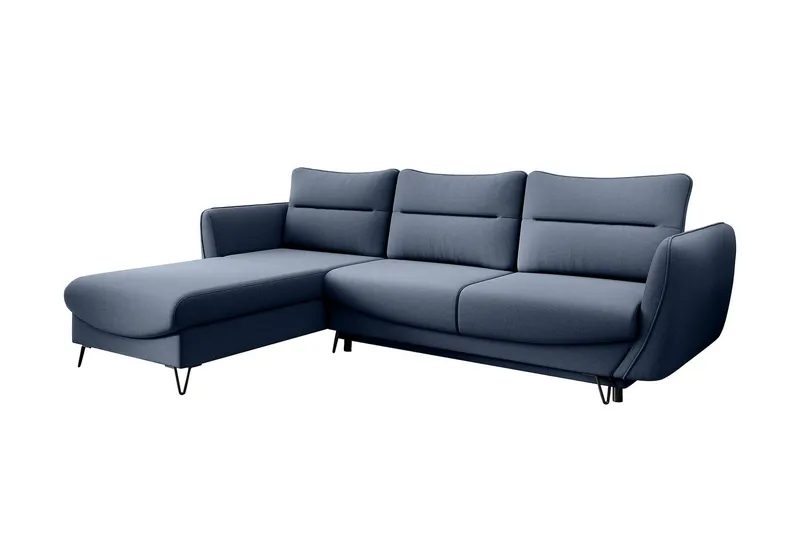 Lence Bäddsoffa m. Divan Förvaring - Ljusblå - Möbler - Vardagsrum - Bäddsoffor