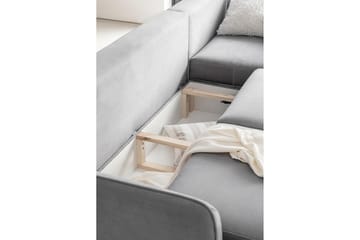 Lence Bäddsoffa m. Divan Förvaring - Mörkbeige - Möbler - Vardagsrum - Bäddsoffor
