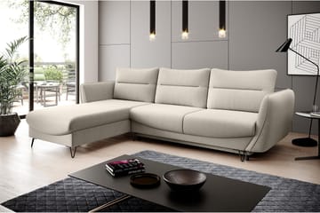 Lence Bäddsoffa m. Divan Förvaring - Vit/Beige - Möbler - Vardagsrum - Bäddsoffor