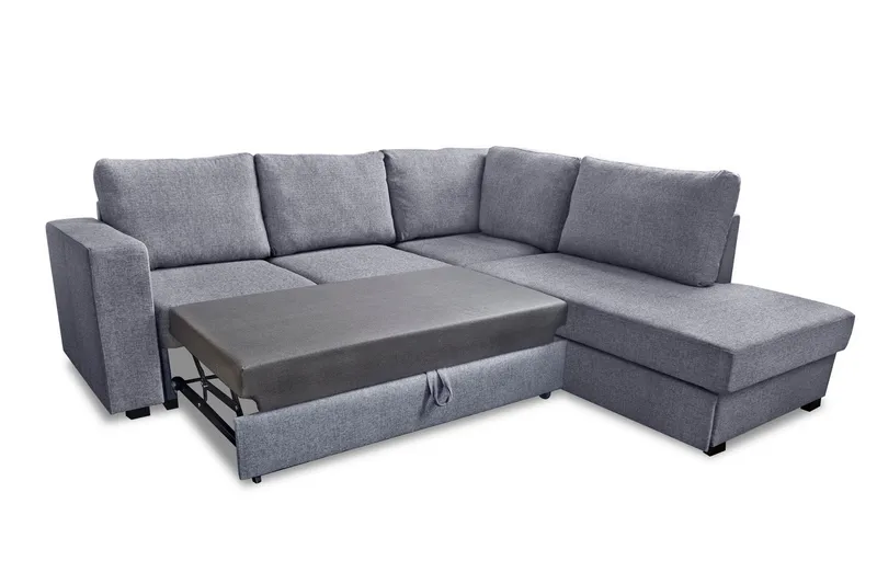 Leo Divanbäddsoffa Höger - Ljusgrå - Möbler - Vardagsrum - Bäddsoffor