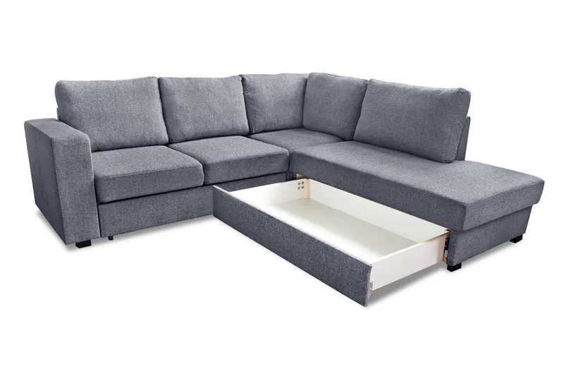 Leo Divanbäddsoffa Höger - Ljusgrå - Möbler - Vardagsrum - Bäddsoffor