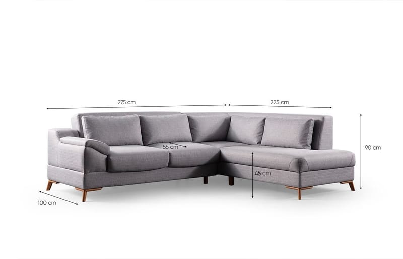 Lepinas 5-sits Hörnsoffa - Möbler - Vardagsrum - Bäddsoffor