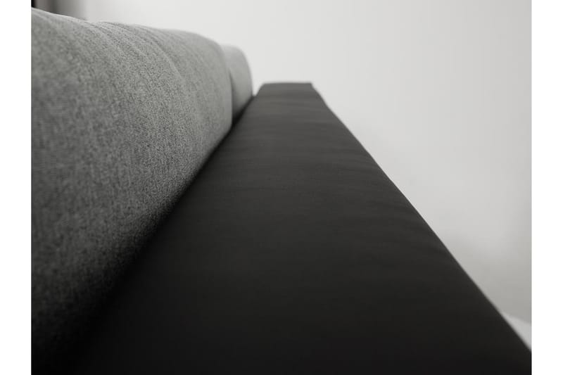 LEUAN Bäddsoffa med Divan Vändbar Svart - Svart - Möbler - Vardagsrum - Bäddsoffor