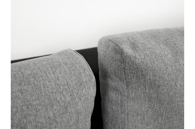 LEUAN Divanbäddsoffa 302x213x80 cm - Mörkgrå - Möbler - Vardagsrum - Bäddsoffor