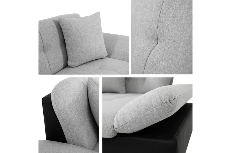 LEVANA Bäddsoffa m. Divan L-formad - Bäddsoffor - Bäddsoffa divan