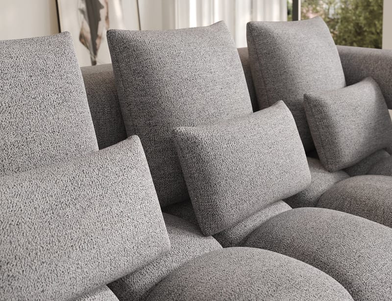 Levvi 3-sits Bubblig Bäddsoffa med Divan Höger - Coralline 03 - Möbler - Vardagsrum - Bäddsoffor - Hörnbäddsoffa