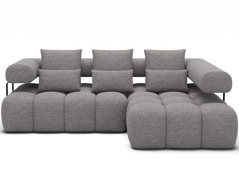Levvi 3-sits Bubblig Bäddsoffa med Divan Höger - Coralline 03 - Möbler - Vardagsrum - Bäddsoffor - Hörnbäddsoffa