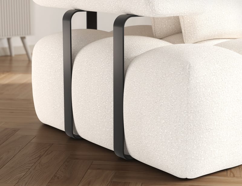 Levvi 3-sits Bubblig Bäddsoffa med Divan Höger - Jaffray 01 - Möbler - Vardagsrum - Bäddsoffor - Hörnbäddsoffa