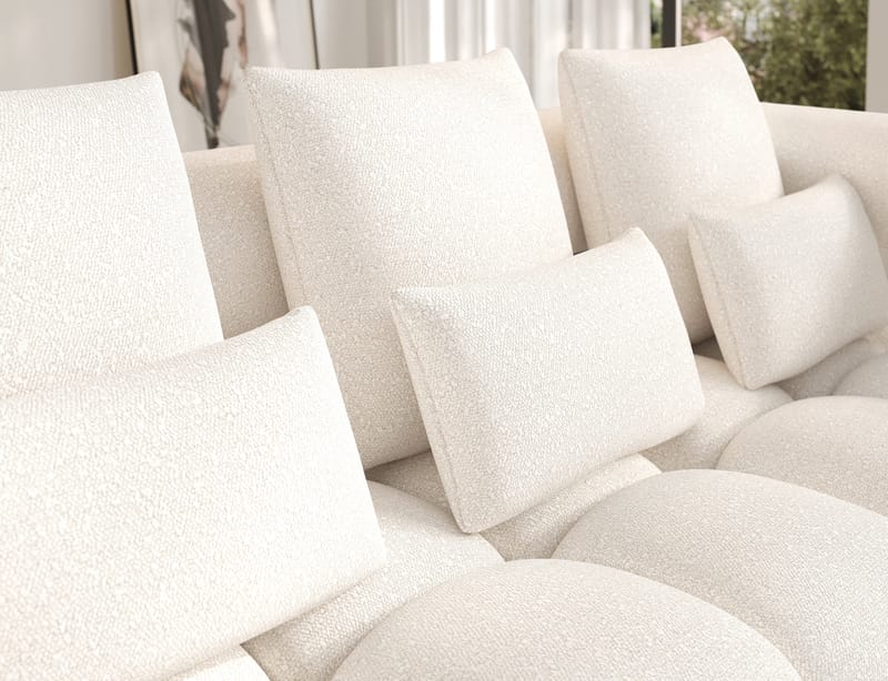 Levvi 3-sits Bubblig Bäddsoffa med Divan Höger - Jaffray 01 - Möbler - Vardagsrum - Bäddsoffor - Hörnbäddsoffa