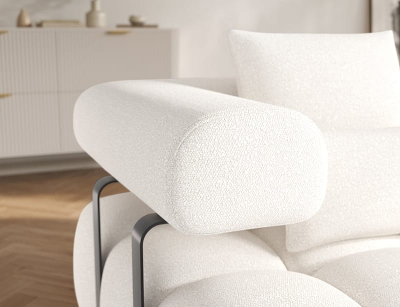 Levvi 3-sits Bubblig Bäddsoffa med Divan Höger - Jaffray 01 - Möbler - Vardagsrum - Bäddsoffor - Hörnbäddsoffa