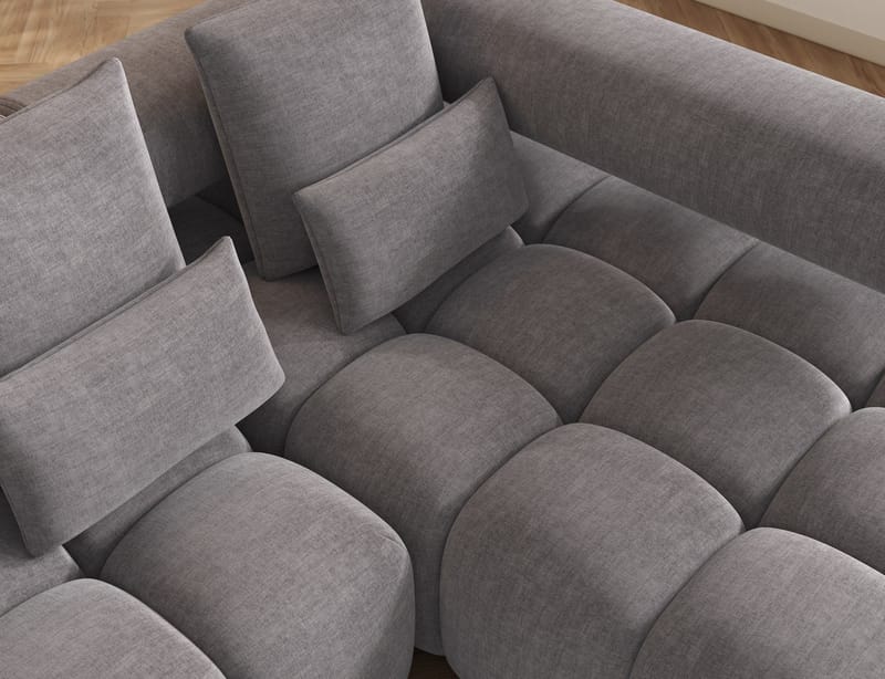 Levvi 3-sits Bubblig Bäddsoffa med Divan Höger - Manhattan 03 - Möbler - Vardagsrum - Bäddsoffor - Hörnbäddsoffa