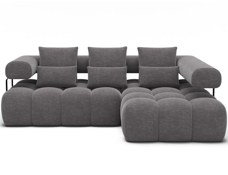 Levvi 3-sits Bubblig Bäddsoffa med Divan Höger - Manhattan 03 - Möbler - Vardagsrum - Bäddsoffor - Hörnbäddsoffa