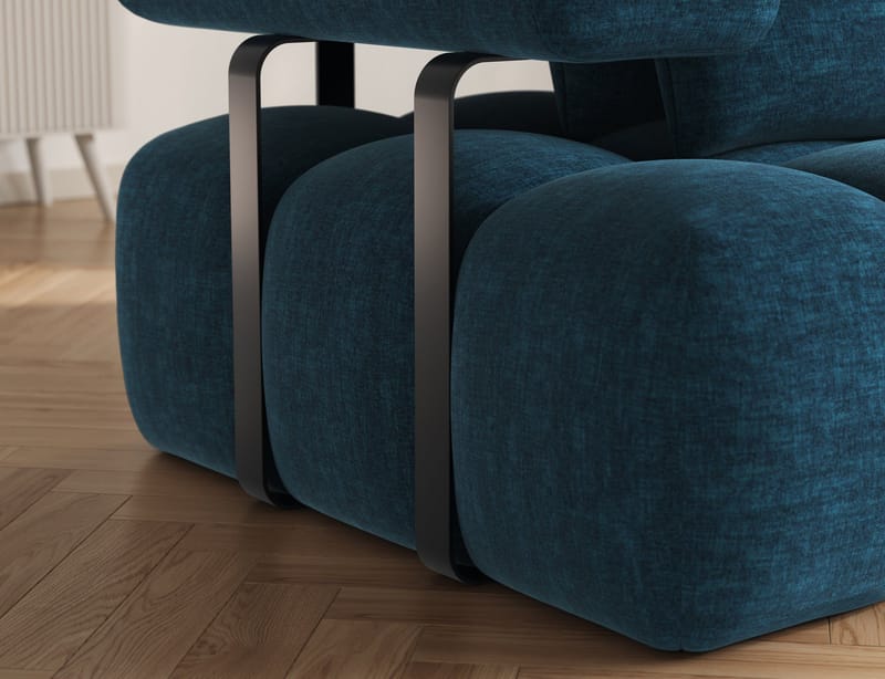 Levvi 3-sits Bubblig Bäddsoffa med Divan Höger - Manhattan 40 - Möbler - Vardagsrum - Bäddsoffor - Hörnbäddsoffa