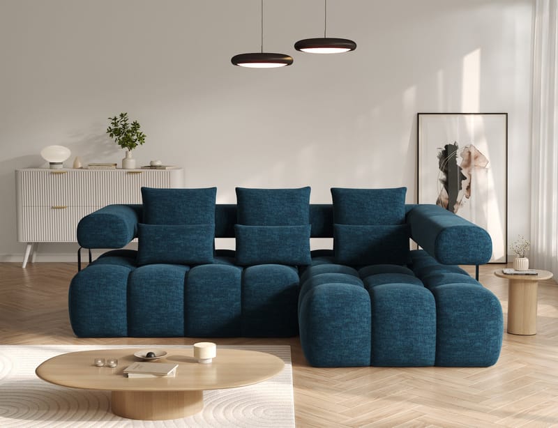 Levvi 3-sits Bubblig Bäddsoffa med Divan Höger - Manhattan 40 - Möbler - Vardagsrum - Bäddsoffor - Hörnbäddsoffa