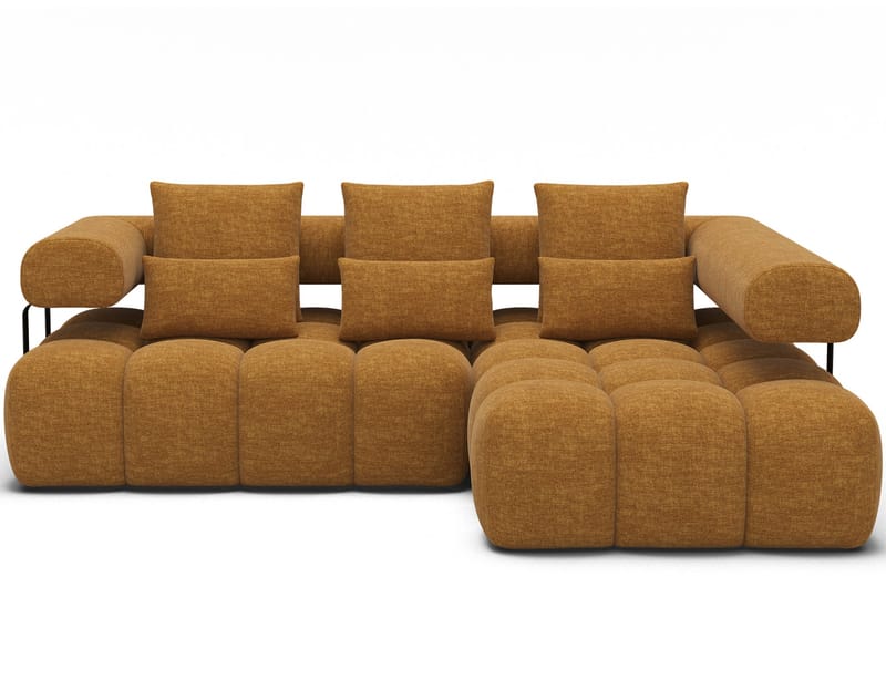 Levvi 3-sits Bubblig Bäddsoffa med Divan Höger - Manhattan 45 - Möbler - Vardagsrum - Bäddsoffor - Hörnbäddsoffa