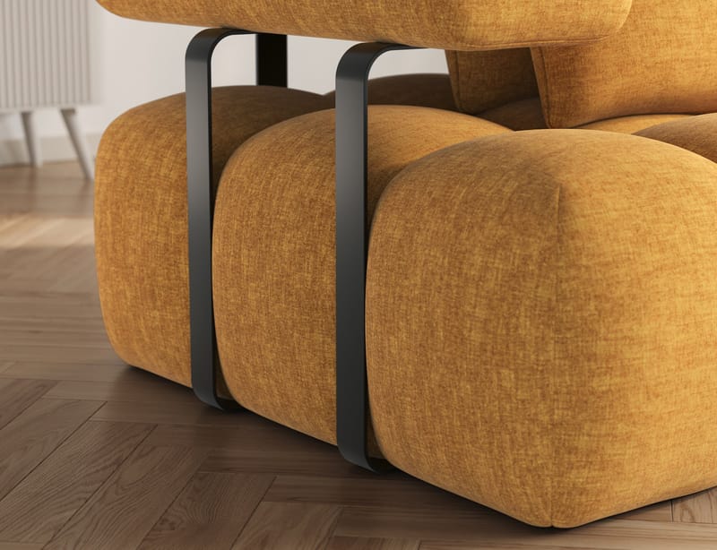 Levvi 3-sits Bubblig Bäddsoffa med Divan Höger - Manhattan 45 - Möbler - Vardagsrum - Bäddsoffor - Hörnbäddsoffa
