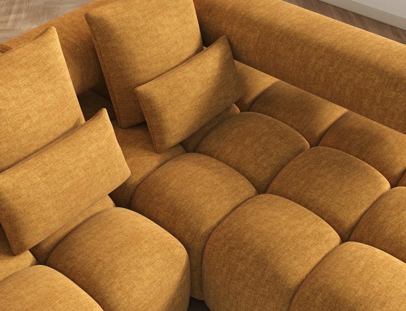 Levvi 3-sits Bubblig Bäddsoffa med Divan Höger - Manhattan 45 - Möbler - Vardagsrum - Bäddsoffor - Hörnbäddsoffa