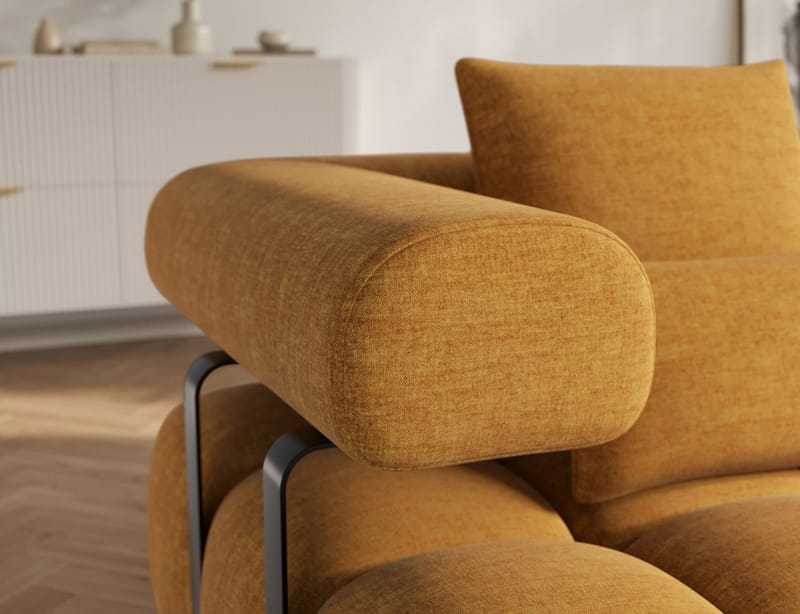 Levvi 3-sits Bubblig Bäddsoffa med Divan Höger - Manhattan 45 - Möbler - Vardagsrum - Bäddsoffor - Hörnbäddsoffa