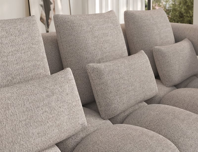 Levvi 3-sits Bubblig Bäddsoffa med Divan Höger - Royal 18 - Möbler - Vardagsrum - Bäddsoffor - Hörnbäddsoffa