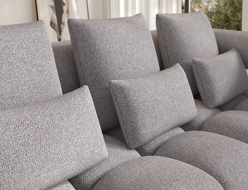 Levvi 3-sits Bubblig Bäddsoffa med Divan Höger - Paolli 04 - Möbler - Vardagsrum - Bäddsoffor - Hörnbäddsoffa