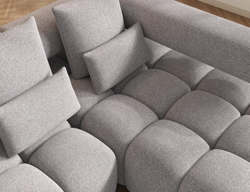 Levvi 3-sits Bubblig Bäddsoffa med Divan Höger - Paolli 04 - Möbler - Vardagsrum - Bäddsoffor - Hörnbäddsoffa