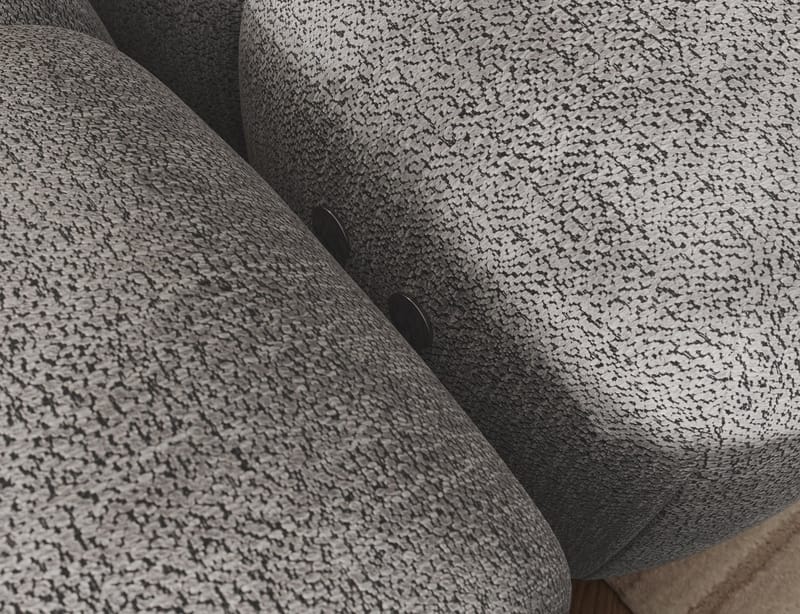 Levvi 3-sits Bubblig Bäddsoffa med Divan Vänster - Coralline 03 - Möbler - Vardagsrum - Bäddsoffor - Hörnbäddsoffa