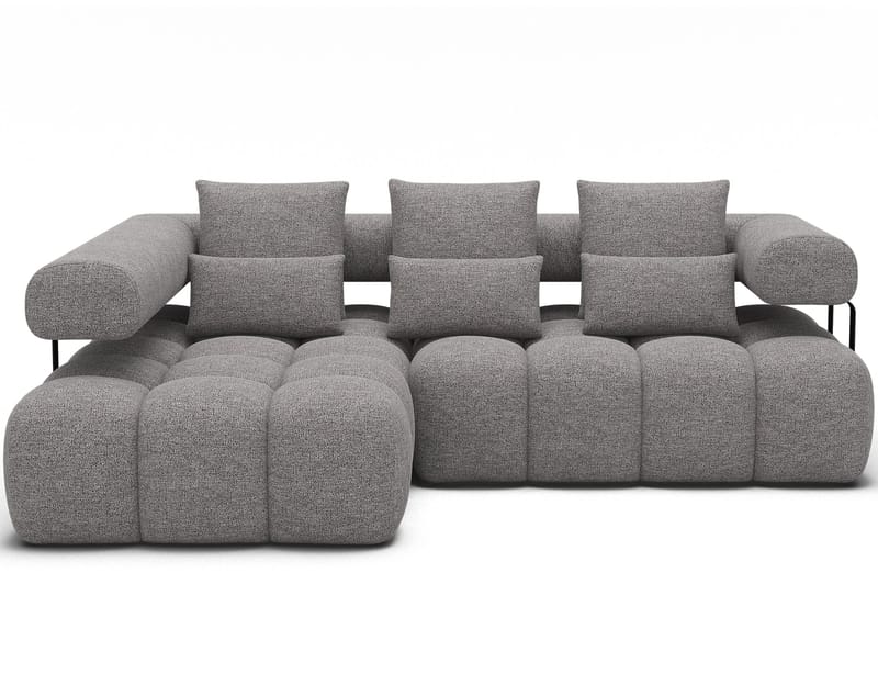 Levvi 3-sits Bubblig Bäddsoffa med Divan Vänster - Coralline 03 - Möbler - Vardagsrum - Bäddsoffor - Hörnbäddsoffa