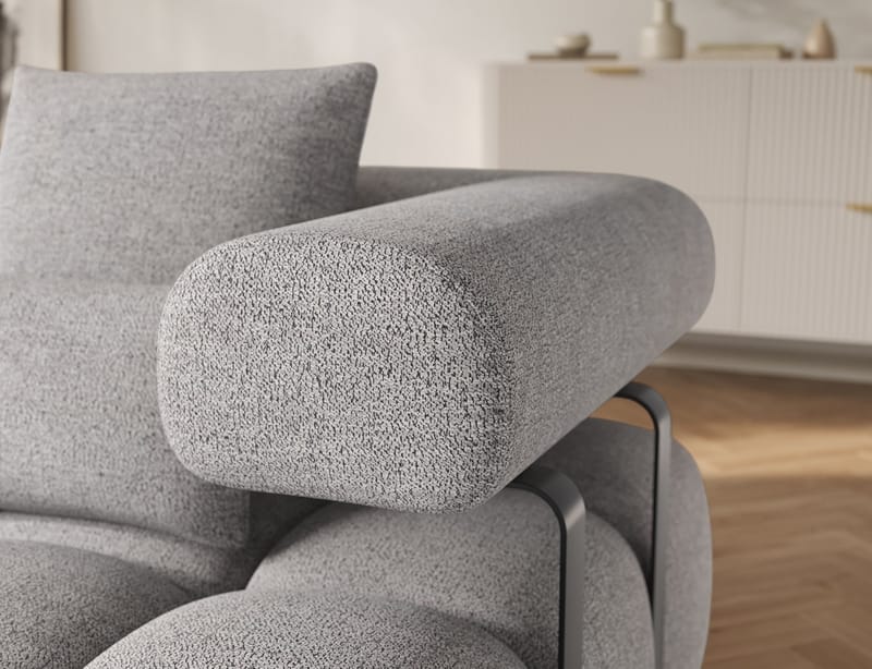 Levvi 3-sits Bubblig Bäddsoffa med Divan Vänster - Coralline 03 - Möbler - Vardagsrum - Bäddsoffor - Hörnbäddsoffa