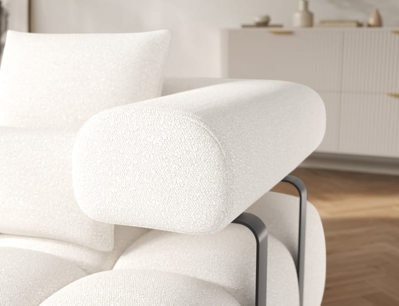 Levvi 3-sits Bubblig Bäddsoffa med Divan Vänster - Jaffray 01 - Möbler - Vardagsrum - Bäddsoffor - Hörnbäddsoffa