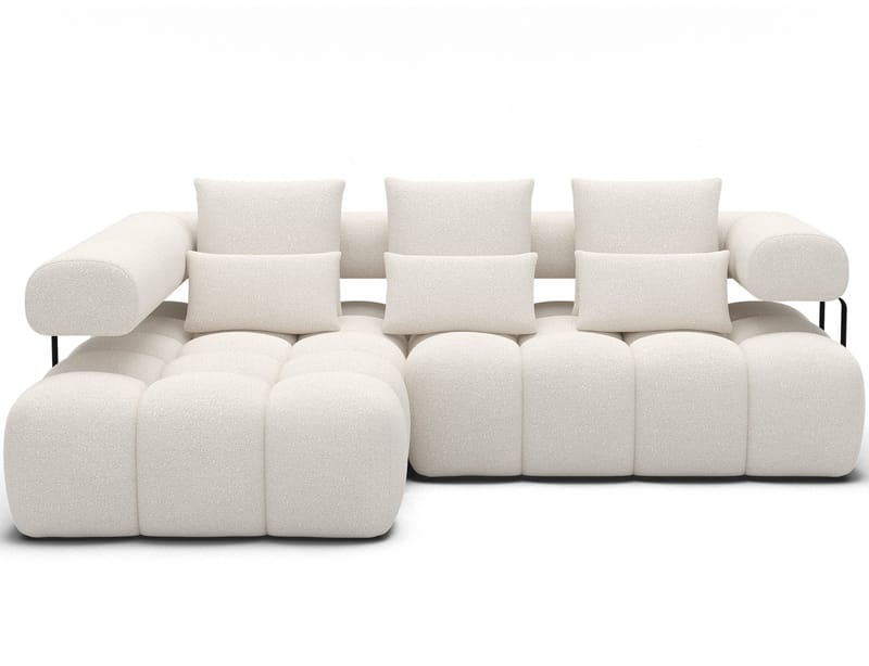 Levvi 3-sits Bubblig Bäddsoffa med Divan Vänster - Jaffray 01 - Möbler - Vardagsrum - Bäddsoffor - Hörnbäddsoffa
