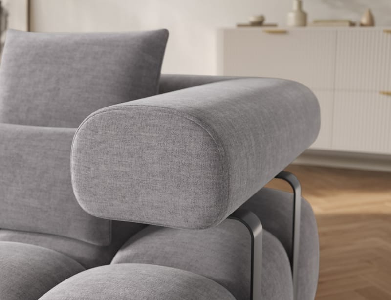 Levvi 3-sits Bubblig Bäddsoffa med Divan Vänster - Manhattan 03 - Möbler - Vardagsrum - Bäddsoffor