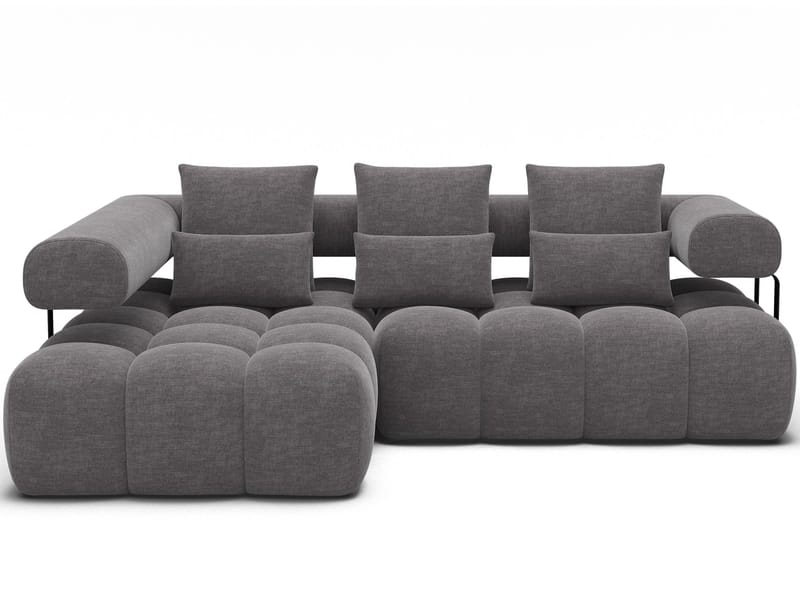Levvi 3-sits Bubblig Bäddsoffa med Divan Vänster - Manhattan 03 - Möbler - Vardagsrum - Bäddsoffor